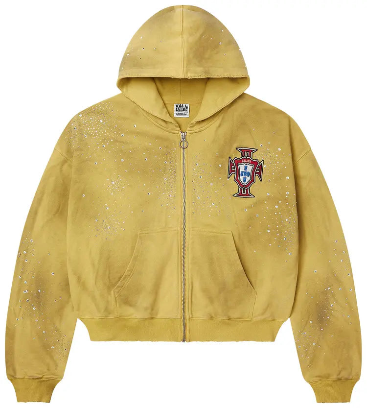 Vale Forever Sun Custered Zip Up Yellow