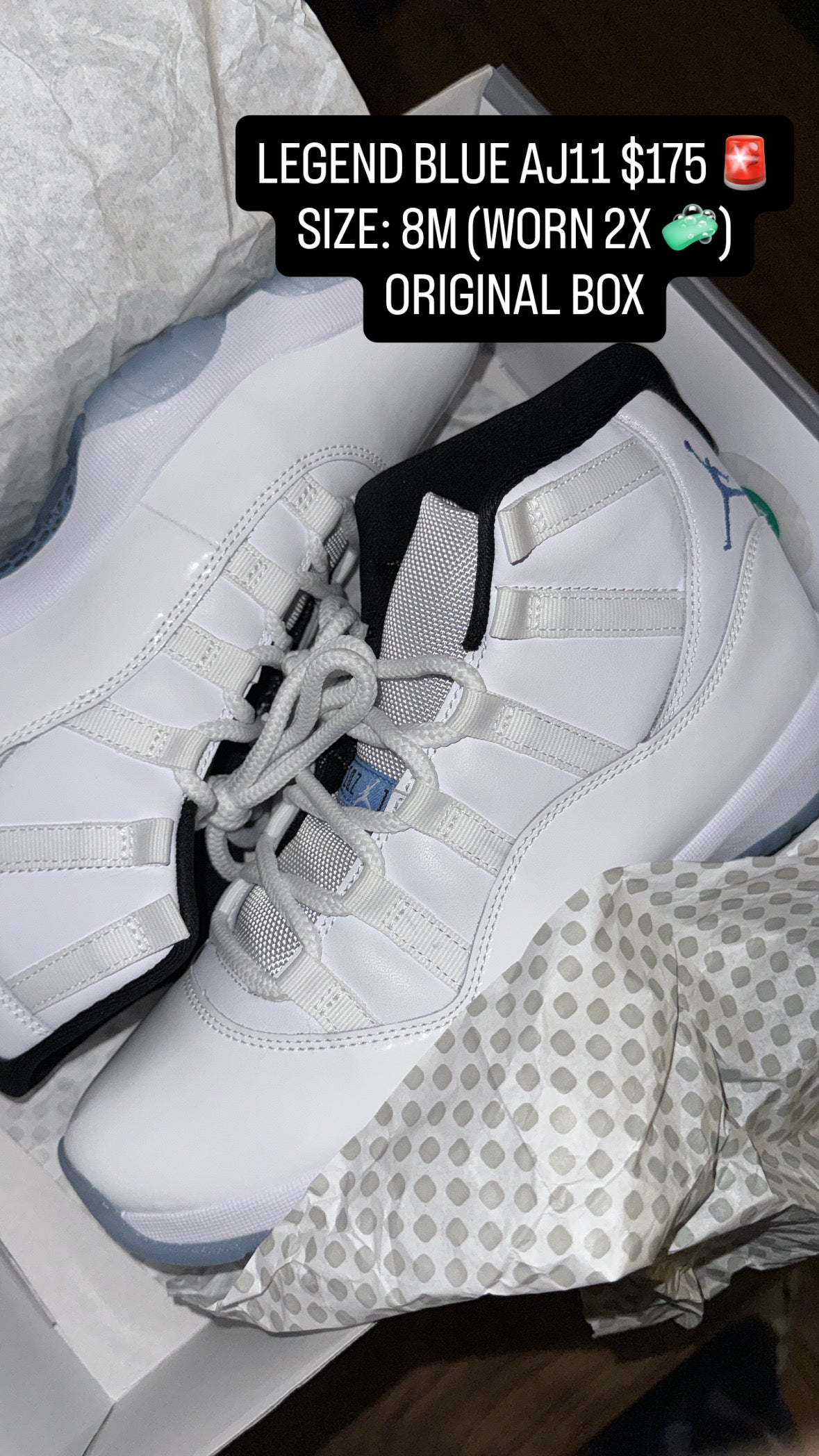 Jordan 11 Legend Blue (Pre-Owned)