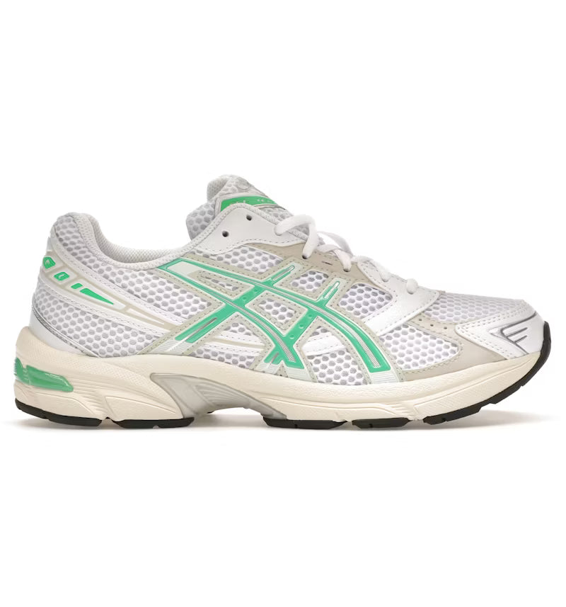 Asics Gel-1130 White Malachite Green Off White Midsole (Women's)