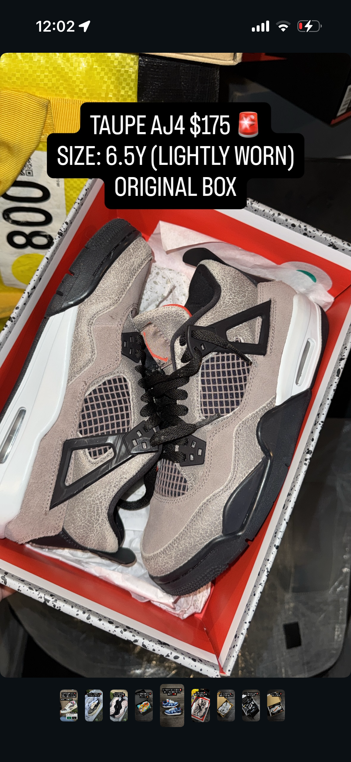 Jordan 4 Taupe (GS) (Pre-Owned)